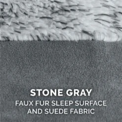 FurHaven Faux Fur & Suede Memory Foam Sofa Dog & Cat Bed -Blue Buffalos Shop 244428 PT8. AC SS1800 V1606789045