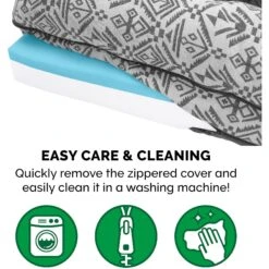 FurHaven Southwest Kilim Cooling Gel Deluxe Chaise Dog & Cat Bed 18 FurHaven Southwest Kilim Cooling Gel Deluxe Chaise Dog & Cat Bed -Blue Buffalos Shop 244452 PT7. AC SS1800 V1602288989