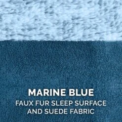 FurHaven Faux Fur & Suede Cooling Gel Sofa Dog & Cat Bed -Blue Buffalos Shop 244475 PT8. AC SS1800 V1606803140