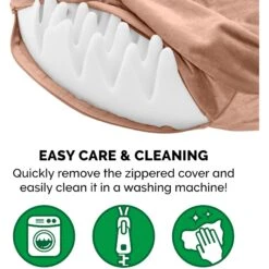 FurHaven Wave Fur & Velvet Orthopedic Snuggery Dog & Cat Bed 18 FurHaven Wave Fur & Velvet Orthopedic Snuggery Dog & Cat Bed -Blue Buffalos Shop 244490 PT7. AC SS1800 V1602834074