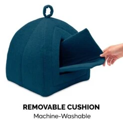 FurHaven Calming Fleece Covered Dog & Cat Bed 14 FurHaven Calming Fleece Covered Dog & Cat Bed -Blue Buffalos Shop 244616 PT5. AC SS1800 V1612500101