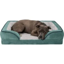 FurHaven Velvet Waves Perfect Comfort Orthopedic Sofa Cat & Dog Bed -Blue Buffalos Shop 244630 PT4. AC SS1800 V1669928966