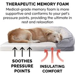 FurHaven Velvet Waves Perfect Comfort Memory Foam Bolster Cat & Dog Bed With Removable Cover -Blue Buffalos Shop 244642 PT6. AC SS1800 V1602829881