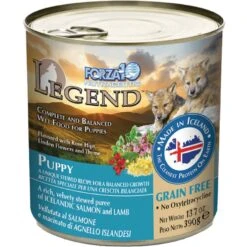 Forza10 Nutraceutic Legend Puppy Icelandic Salmon & Lamb Recipe Grain-Free Canned Dog Food