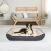 HappyCare Textiles Rectangle Ultra-Soft Bolster Cat & Dog Bed 2 HappyCare Textiles Rectangle Ultra-Soft Bolster Cat & Dog Bed -Blue Buffalos Shop 245758 MAIN. AC SS1800 V1696431933