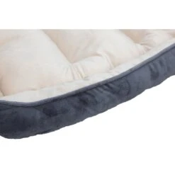 HappyCare Textiles Rectangle Ultra-Soft Bolster Cat & Dog Bed -Blue Buffalos Shop 245758 PT2. AC SS1800 V1596058270