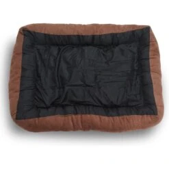 HappyCare Textiles Rectangle Bumper Bolster Cat & Dog Bed -Blue Buffalos Shop 245776 PT3. AC SS1800 V1596056770