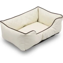 HappyCare Textiles Luxury All Sides Faux Leather Bolster Cat & Dog Bed 8 HappyCare Textiles Luxury All Sides Faux Leather Bolster Cat & Dog Bed -Blue Buffalos Shop 245779 PT1. AC SS1800 V1596059167