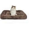 HappyCare Textiles Sleeping Cloud Bolster Cat & Dog Bed 2 HappyCare Textiles Sleeping Cloud Bolster Cat & Dog Bed -Blue Buffalos Shop 245797 MAIN. AC SS1800 V1596053787