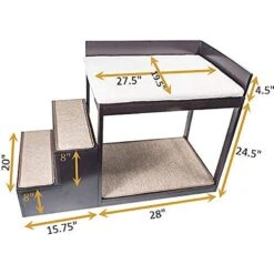 Penn-Plax Buddy Bunk Cat & Dog Bed & Step Set -Blue Buffalos Shop 249625 PT3. AC SS1800 V1644254014