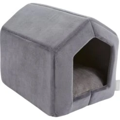 Frisco House Cave Cat & Dog Covered Bed -Blue Buffalos Shop 251241 PT5. AC SS1800 V1615523602