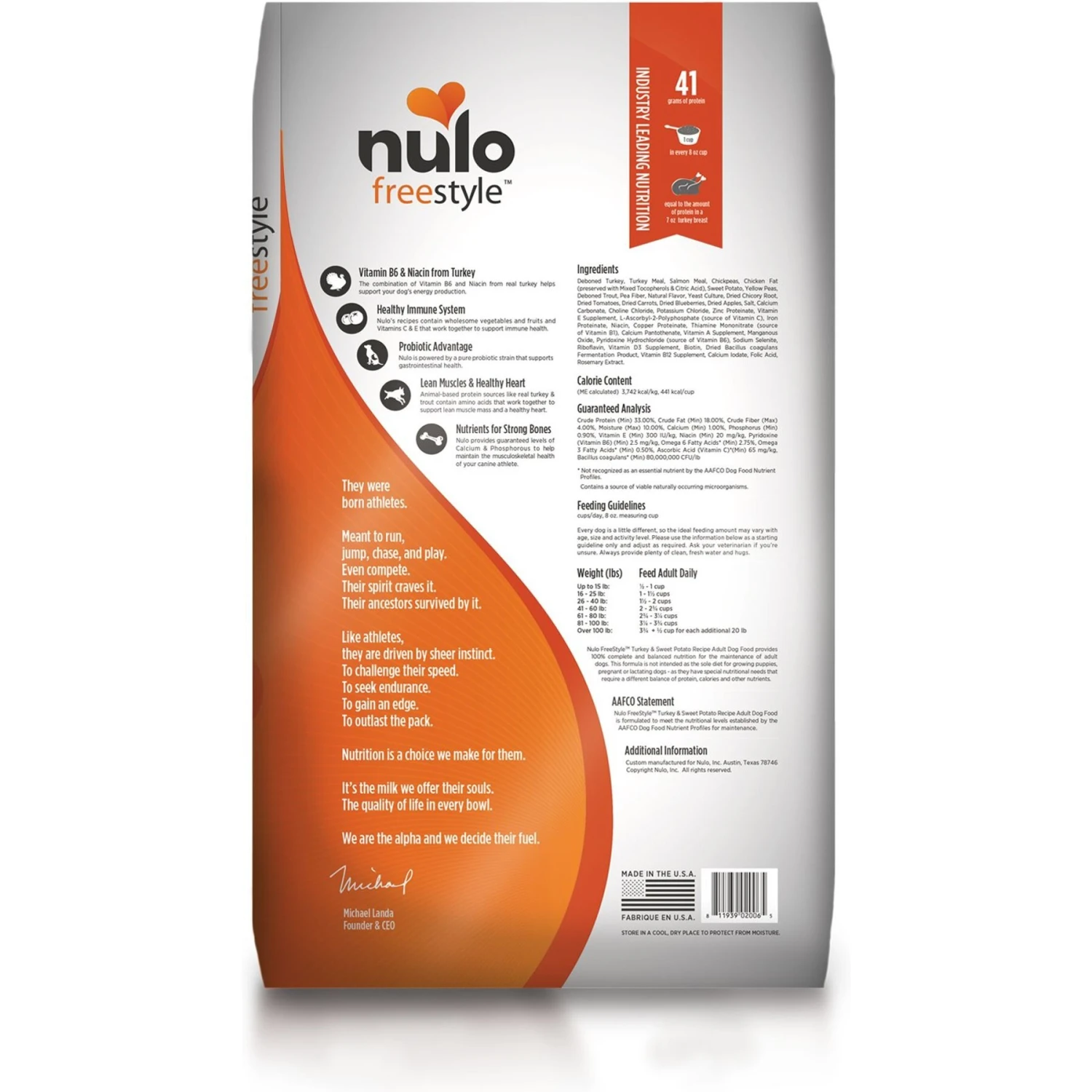Nulo Freestyle Grain-Free Turkey & Sweet Potato Recipe Dry Dog Food 4 Nulo Freestyle Grain-Free Turkey & Sweet Potato Recipe Dry Dog Food - Image 2