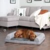 FurHaven Plush & Suede Full Support Orthopedic Sofa Dog & Cat Bed -Blue Buffalos Shop 251847 MAIN. AC SS1800 V1599852384