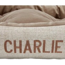 Frisco Rectangular Personalized Bolster Dog Bed W/Removable Cover, Beige, X-Large 13 Frisco Rectangular Personalized Bolster Dog Bed W/Removable Cover, Beige, X-Large -Blue Buffalos Shop 252615 PT3. AC SS1800 V1604500013