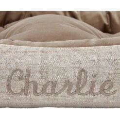 Frisco Rectangular Personalized Bolster Dog Bed W/Removable Cover, Beige, X-Large 14 Frisco Rectangular Personalized Bolster Dog Bed W/Removable Cover, Beige, X-Large -Blue Buffalos Shop 252615 PT4. AC SS1800 V1604500616