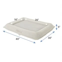 Frisco Orthopedic Personalized Bolster Dog Bed W/Removable Cover -Blue Buffalos Shop 252619 PT2. AC SS1800 V1605138732