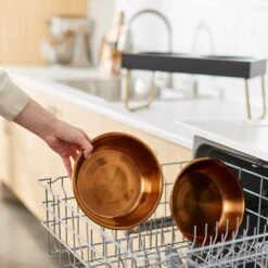 Frisco Copper Stainless Steel Elevated Foldable Double Dog & Cat Bowls -Blue Buffalos Shop 253060 PT7. AC SS1800 V1616595568