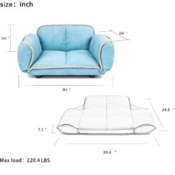 K1 Pet Design Stark Sofa Dog Bed -Blue Buffalos Shop 254149 PT3. AC SS1800 V1602724572