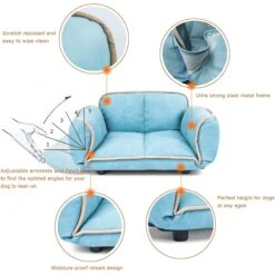 K1 Pet Design Stark Sofa Dog Bed -Blue Buffalos Shop 254149 PT4. AC SS1800 V1602729713