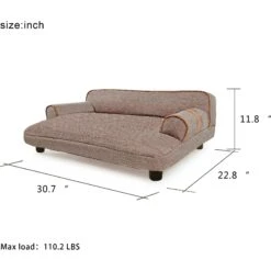 K1 Pet Design Wickman Sofa Pet Bed With Removable Cover -Blue Buffalos Shop 254151 PT1. AC SS1800 V1602685287