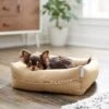 Frisco Faux Felt Reversible Modern Zipper Bolster Cat & Dog Bed -Blue Buffalos Shop 255154 MAIN. AC SS1800 V1616011309