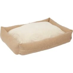Frisco Faux Felt Reversible Modern Zipper Bolster Cat & Dog Bed -Blue Buffalos Shop 255154 PT2. AC SS1800 V1616011924
