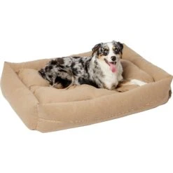 Frisco Faux Felt Reversible Modern Zipper Bolster Cat & Dog Bed -Blue Buffalos Shop 255154 PT3. AC SS1800 V1616011906