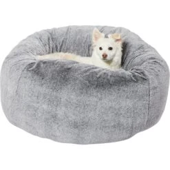Frisco Plush Pouf Pillow Cat & Dog Bed 8 Frisco Plush Pouf Pillow Cat & Dog Bed -Blue Buffalos Shop 255195 PT2. AC SS1800 V1616076741