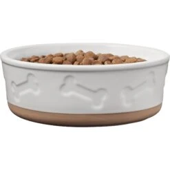 Frisco Bones Non-skid Ceramic Dog & Cat Bowl -Blue Buffalos Shop 256074 PT3. AC SS1800 V1615313594