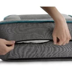 Brindle Orthopedic Bolster Dog & Cat Bed With Removable Cover -Blue Buffalos Shop 256164 PT3. AC SS1800 V1602107768