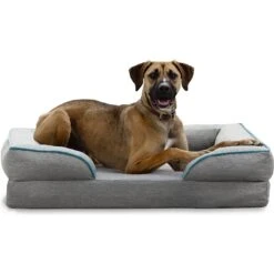 Brindle Orthopedic Bolster Dog & Cat Bed With Removable Cover -Blue Buffalos Shop 256164 PT6. AC SS1800 V1602124913