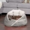 FurHaven Calming Hug Bolster Cat & Dog Bed -Blue Buffalos Shop 258978 MAIN. AC SS1800 V1604089047