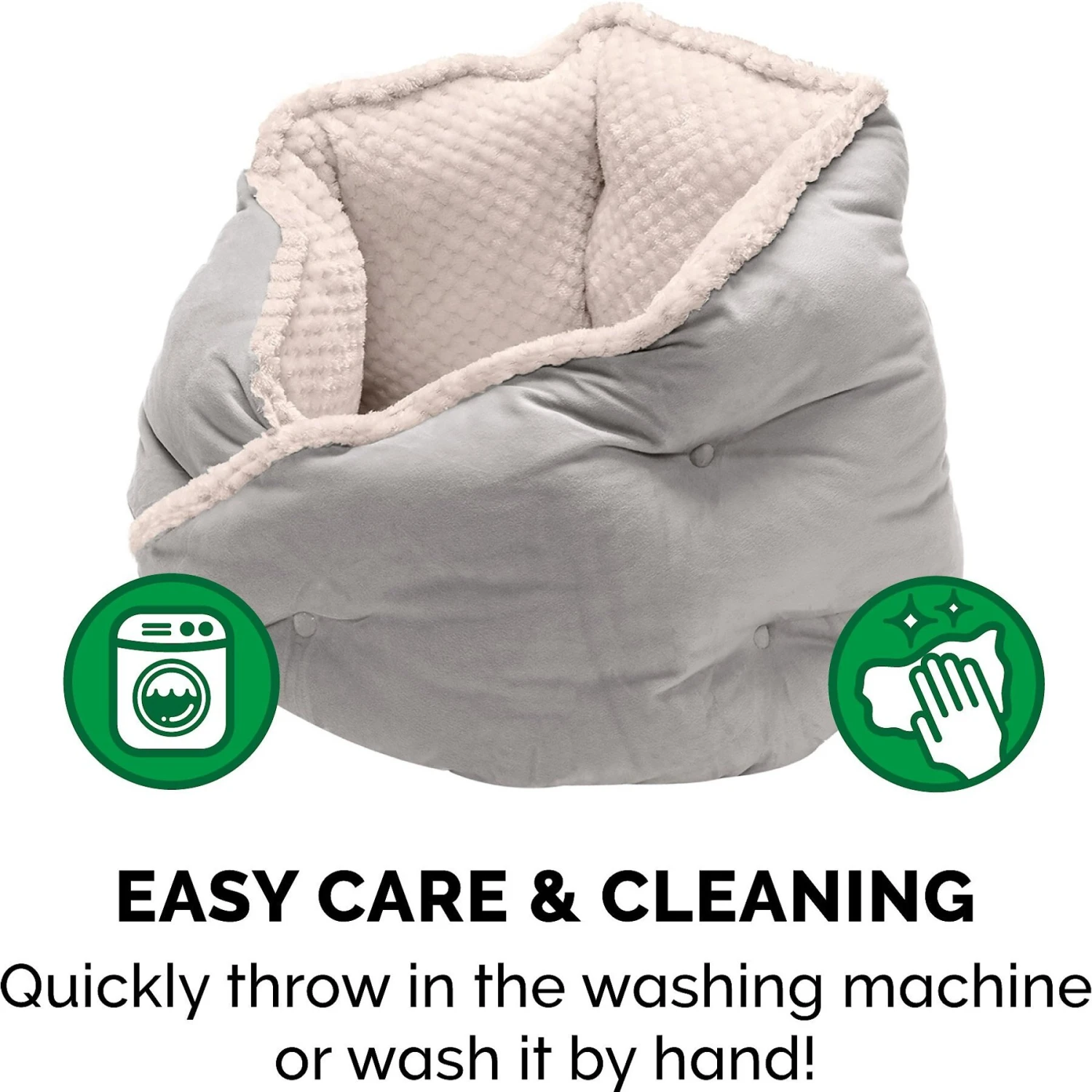 FurHaven Calming Hug Bolster Cat & Dog Bed 9 FurHaven Calming Hug Bolster Cat & Dog Bed - Image 7