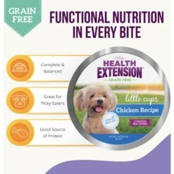 Health Extension Little Cups Chicken & Turkey Recipe Variety Pack Small Breed Grain-Free Wet Puppy Food 14 Health Extension Little Cups Chicken & Turkey Recipe Variety Pack Small Breed Grain-Free Wet Puppy Food -Blue Buffalos Shop 259013 PT4. AC SS1800 V1607125634