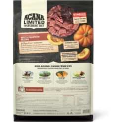 ACANA Singles Limited Ingredient Diet Beef & Pumpkin Recipe Grain-Free Dry Dog Food 13 ACANA Singles Limited Ingredient Diet Beef & Pumpkin Recipe Grain-Free Dry Dog Food -Blue Buffalos Shop 259526 PT2. AC SS1800 V1690987857