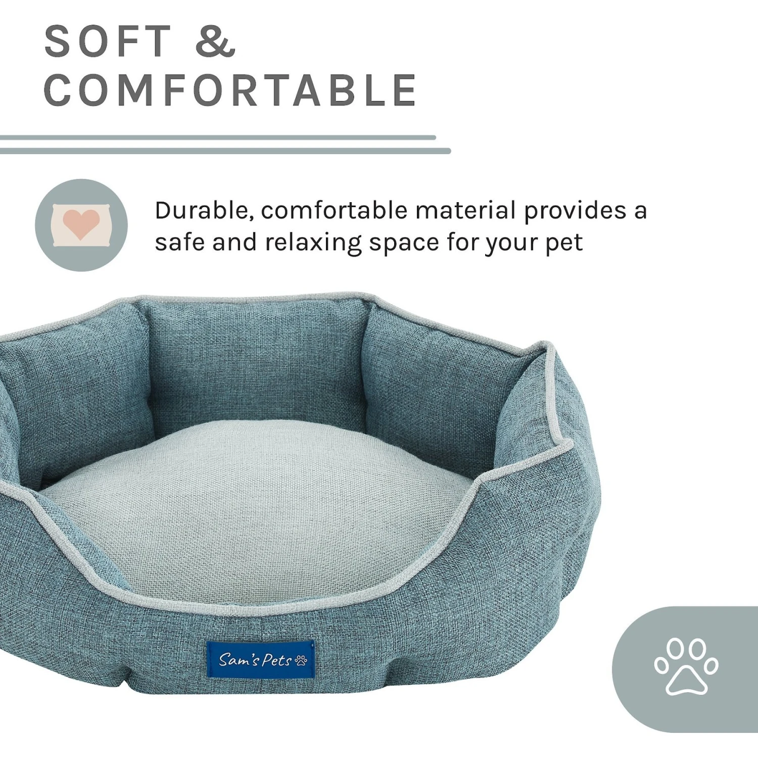 Sam's Pets Arthur Hexagon Dog Bed 9 Sam's Pets Arthur Hexagon Dog Bed - Image 7