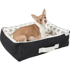 Frisco Indoor/Outdoor Modern Cuddler Bolster Cat & Dog Bed -Blue Buffalos Shop 262146 PT2. AC SS1800 V1619536116