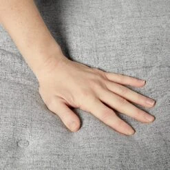 Frisco Faux Linen Corner Personalized Bolster Dog Bed W/Removable Cover, Harbour Blue, L -Blue Buffalos Shop 262160 PT6. AC SS1800 V1615570127