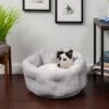 FurHaven Luxury Faux Fur Self-Warming Hi-Lo Donut Cat & Dog Bed 2 FurHaven Luxury Faux Fur Self-Warming Hi-Lo Donut Cat & Dog Bed -Blue Buffalos Shop 262932 MAIN. AC SS1800 V1606797124