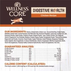 Wellness CORE Digestive Health Chicken & Beef Pate Variety Pack Grain-Free Wet Dog Food -Blue Buffalos Shop 264888 PT5. AC SS1800 V1623199068