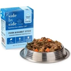 Side By Side Cooling Complete & Balanced Pork & Rabbit Stew Wet Dog Food, 12.5-oz Box -Blue Buffalos Shop 264980 PT2. AC SS1800 V1611091039
