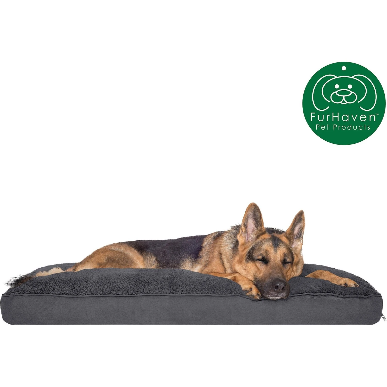 FurHaven Snuggle Deluxe Pillow Cat & Dog Bed With Removable Cover 6 FurHaven Snuggle Deluxe Pillow Cat & Dog Bed With Removable Cover - Image 4
