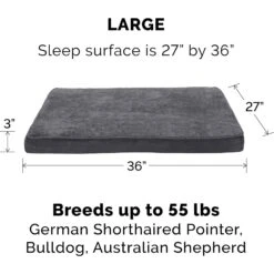 FurHaven Snuggle Deluxe Orthopedic Pillow Cat & Dog Bed With Removable Cover -Blue Buffalos Shop 265743 PT1. AC SS1800 V1693925604