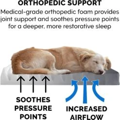 FurHaven Snuggle Deluxe Orthopedic Pillow Cat & Dog Bed With Removable Cover -Blue Buffalos Shop 265743 PT5. AC SS1800 V1693925479