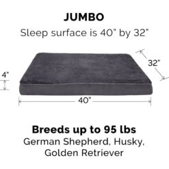 FurHaven Terry Deluxe Memory Foam Pillow Cat & Dog Bed With Removable Cover 15 FurHaven Terry Deluxe Memory Foam Pillow Cat & Dog Bed With Removable Cover -Blue Buffalos Shop 265749 PT4. AC SS1800 V1667227776