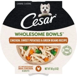 Cesar Wholesome Bowls Chicken, Sweet Potato & Green Beans Recipe Small Breed Adult Wet Dog Food