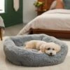 Frisco Eyelash Rectangular Bolster Cat & Dog Bed -Blue Buffalos Shop 270861 MAIN. AC SS1800 V1626881934