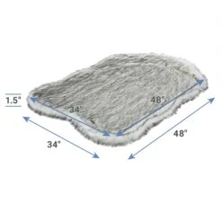 Frisco Faux Fur Orthopedic Pelt Pillow Dog Bed W/Removable Cover 6 Frisco Faux Fur Orthopedic Pelt Pillow Dog Bed W/Removable Cover -Blue Buffalos Shop 270878 PT1. AC SS1800 V1626358881