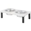 Frisco Marble Elevated Stainless Steel Double Diner Dog & Cat Bowls 1 Frisco Marble Elevated Stainless Steel Double Diner Dog & Cat Bowls -Blue Buffalos Shop 277559 MAIN. AC SS1800 V1627933378