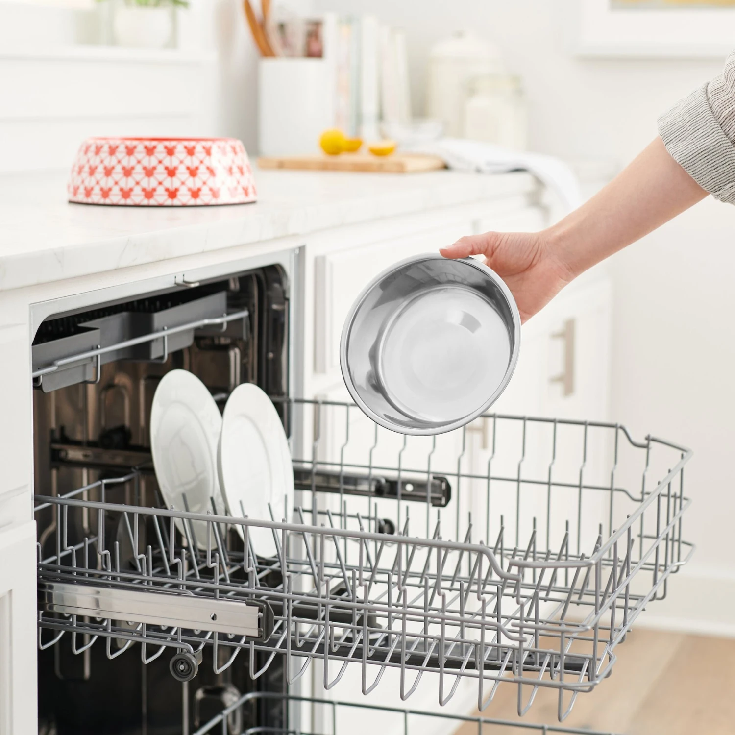 Disney Mickey Mouse Red Deco Stainless Steel & Melamine Dog & Cat Bowl 8 Disney Mickey Mouse Red Deco Stainless Steel & Melamine Dog & Cat Bowl - Image 6